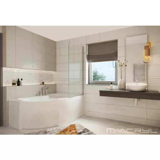 Azalia aszimmetrikus akril kád 150x105 jobbos