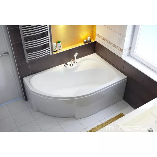Azalia aszimmetrikus akril kád 160x105 balos