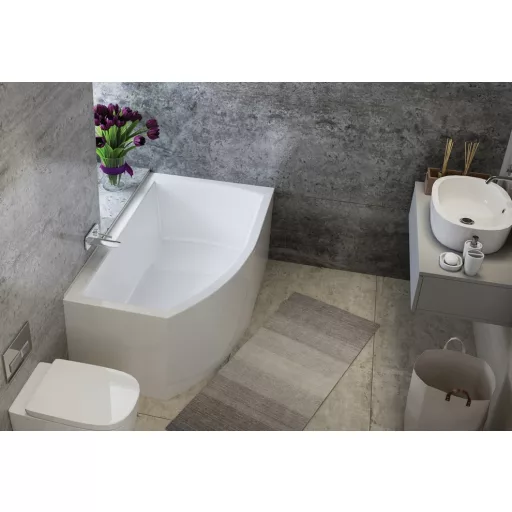 Minima aszimmetrikus akril kád 150x85 jobbos