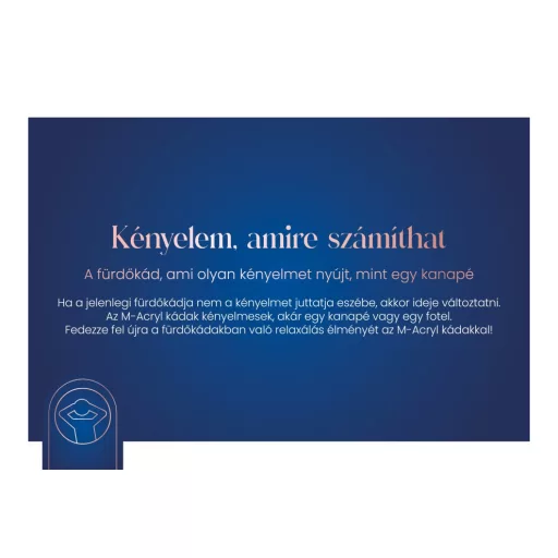 Velvet különleges akril kád 150x75 fehér előlappal