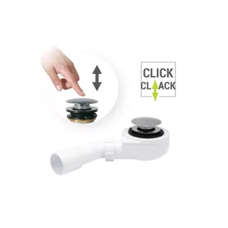 Click-Clack automata lefolyó, túlfolyó nélkül